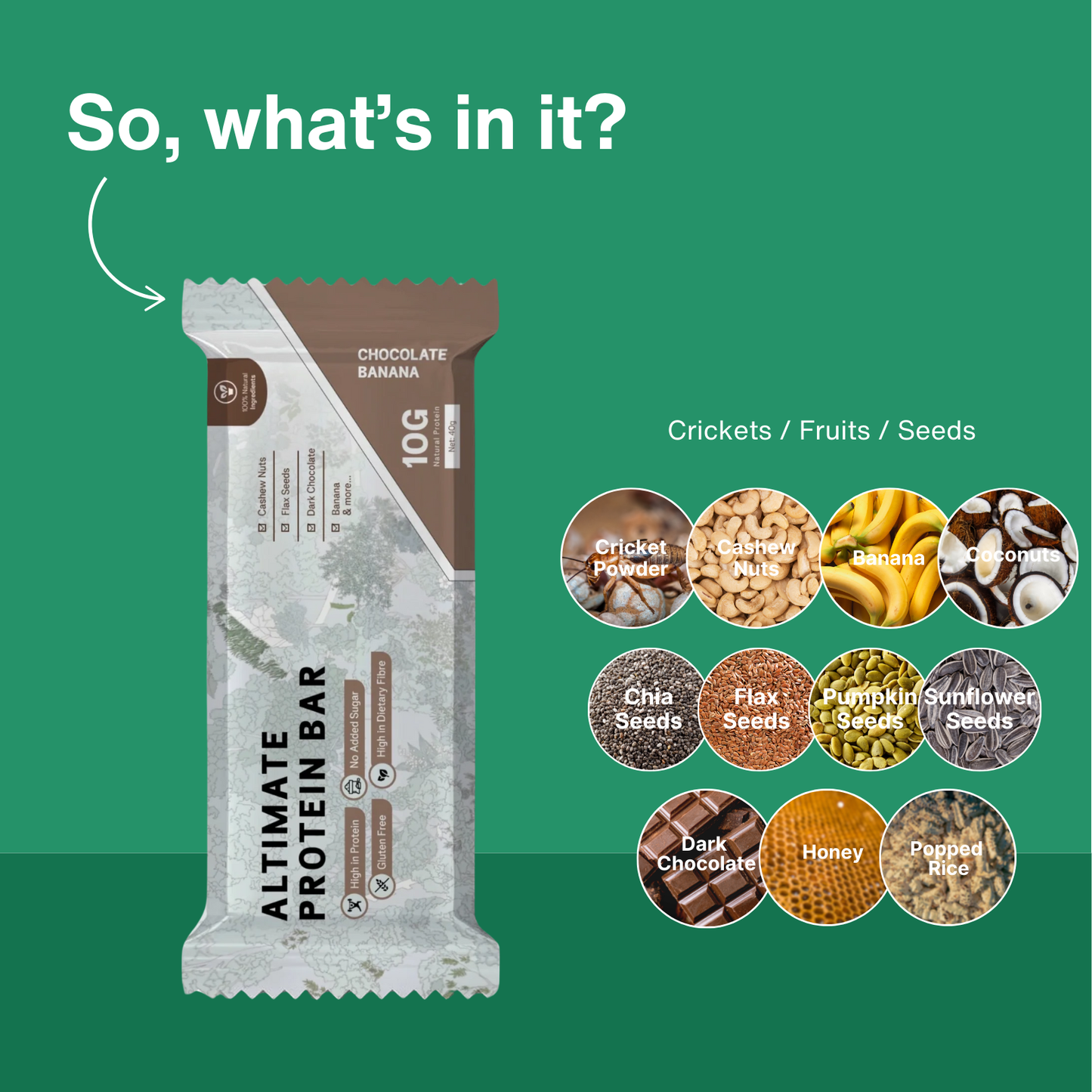 Cricket Protein Bar - Chocolate Banana